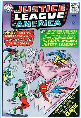 Buy Justice League Of America #37 - Dc 1965 - Vf (8.0) - Bagged Boarded • 82.34£