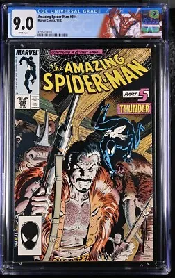Buy AMAZING SPIDER-MAN #294 (Nov 1987, Marvel) CGC 9.0 (White Pages) CUSTOM LABEL • 79.55£