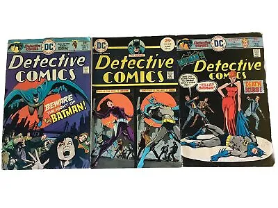 Buy Detective Comics #448,451,456 DC 1975/76 Comic Books • 15.88£