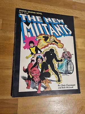 Buy Marvel Graphic Novel #4 The New Mutants (1982) 1st Printing NM's 1st Apperance • 39.99£
