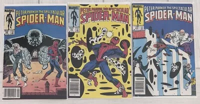 Buy Spectacular Spider-Man 98 99 100 (Marvel Comics 1985) NM 1st Spot Newsstand • 55.34£