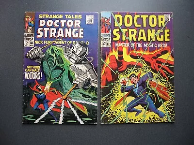 Buy DOCTOR STRANGE Lot Of 2 Comics Strange Tales 166 171 Marvel 1968 Mid-Grade • 15.99£