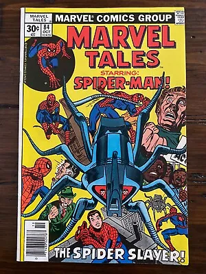 Buy 1977 MARVEL TALES #84 6.5 Fine+ SPIDER SLAYER COVER • 3.95£