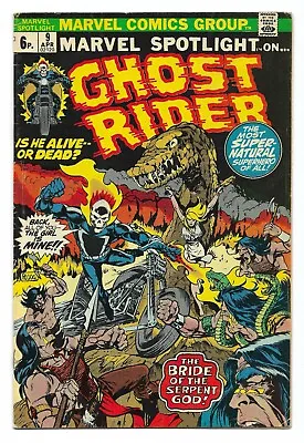 Buy Marvel Spotlight #9 (Vol 1) : F : Ghost Rider:  The Snakes Crawl At Night..  • 22.50£