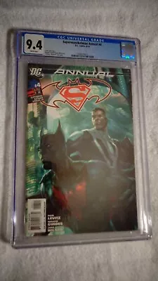 Buy Superman/Batman Annual #4 (2010) DC CGC 9.4 White Pages • 78.83£