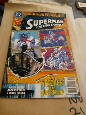 Buy Action Comics #689 DC Comics 1992 Superman 1st Black Suit  • 4.99£