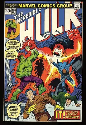 Buy Incredible Hulk #166 NM+ 9.6 1st Zzzax! Marvel 1973 • 74.80£