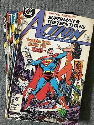 Buy DC Action Comics Issues 584-600 (not Including 588-589) + Annual 1: 1987-1988 • 69£