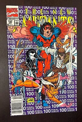 Buy NEW MUTANTS #100 (Marvel Comics 1991) -- NEWSSTAND -- 1st Appearance X-FORCE • 7.64£