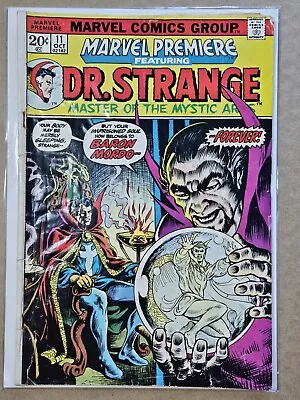 Buy MARVEL PREMIERE DR. STRANGE #11 1973 Key Issue Origin Sorcerer Supreme LOW GRADE • 4.73£