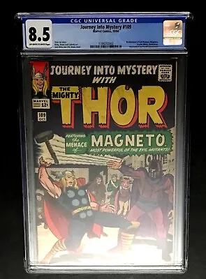 Buy Journey Into Mystery #109 Cgc 8.5 Thor Magneto Stan Lee Jack Kirby Marvel 1964 • 969.68£