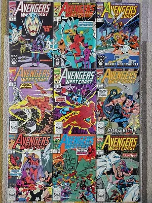 Buy Avengers West Coast Vol 2 60, 61, 62, 63, 64, 65, 66, 67 & 68 Reaper & The Robot • 8.35£
