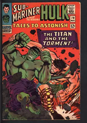 Buy Tales To Astonish #79 4.5 // Hulk Vs Hercules Marvel 1966 • 39.98£