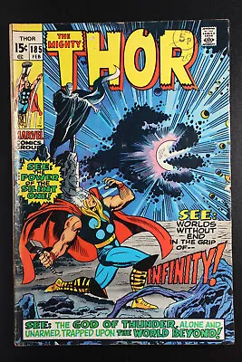 Buy The Mighty Thor #185 Marvel 1970 - Lee And Buscema In The Grip Of Infinity! VG • 8.99£