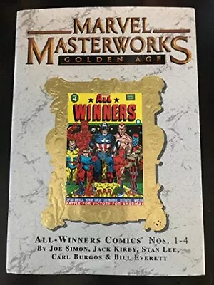 Buy MARVEL MASTERWORKS VOLUME 55: ALL WINNERS COMICS #1-4 By Joe Simon - Hardcover • 33.17£