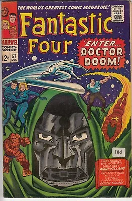 Buy Fantastic Four 57 - 1966 - Dr. Doom, Silver Surfer - Fine/Very Fine • 139.99£