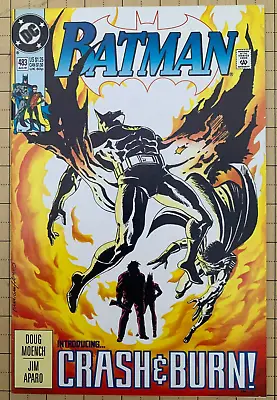 Buy Batman #483 -  Crash & Burn: A Love Story!  (dc Aug. 1992) • 2.39£