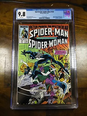 Buy Spectacular Spider-man #126 (May 1987,Marvel) CGC 9.8 WP Spider-Woman Top Census • 80.34£