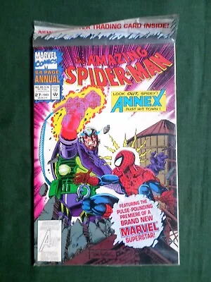 Buy THE AMAZING  SPIDER-MAN ANNUAL - MARVEL COMIC - #27 1993 Plus 2 Cards-SEALED • 6.99£