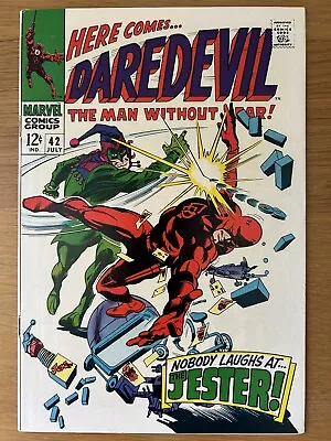 Buy Daredevil #42 1968 - 1st Appearance Of The Jester - High Grade • 155£