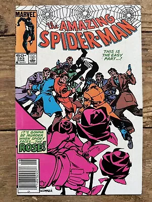 Buy Amazing Spider-Man 253 VF 8.0 Copper Age 1984 1st App Richard Fisk As The Rose • 3.95£