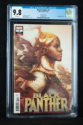 Buy Black Panther (2018) #1 CGC 9.8 Stanley Artgerm Lau Variant Cover • 80.24£