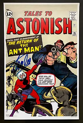 Buy STAN LEE Signed TALES TO ASTONISH #35 Cover Print, Ant Man • 169.72£