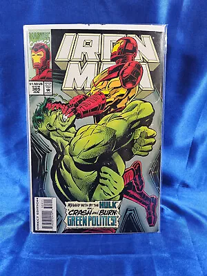 Buy Iron Man #305 Vf+ 8.5 Marvel 1994 1st Full Appearance Hulkbuster Armor • 8.03£
