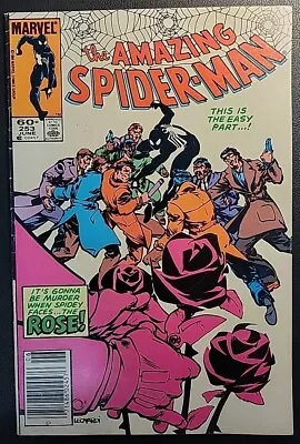 Buy 🔥 AMAZING SPIDER-MAN #253 🔑 KEY: 1st APPEARANCE OF THE ROSE🌹 NEWSSTAND! FN • 14.22£