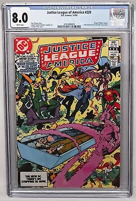 Buy JUSTICE LEAGUE Of AMERICA #220 CGC 8.0 True Origin Of Black Canary DC Comics • 68.27£