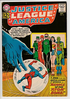 Buy Justice League Of America #14 - 1962 Vintage Key! DC 12¢ Batman. The Atom Joins! • 5.50£