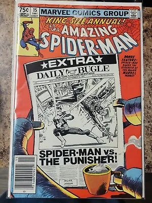 Buy Amazing Spider-Man King-Size Annual #15 (1981) Punisher & Doc. Octopus VF-NM  • 15.75£
