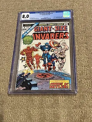 Buy Giant-Size Invaders 1 CGC 8.0 With Rare White Pages (All Winners 4 Homage) #001 • 157.74£