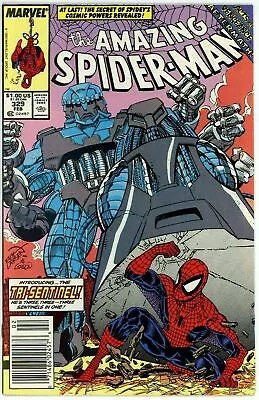 Buy Amazing Spider Man #329 (1963) - 9.2 NM- *1st App Tri-Sentinel* Newsstand • 10.12£