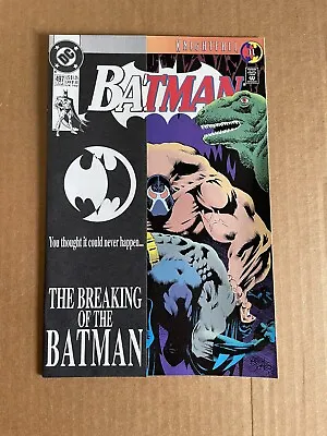 Buy Batman 497 ~ Bane Breaking The Batman ~ Gatefold Cover ~ DC 93 • 11.92£