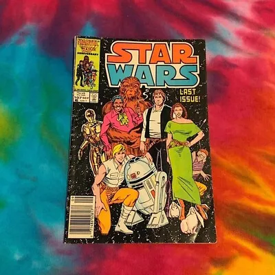Buy VINTAGE! Star Wars Marvel Comic Last Issue # 107 Jul. 1986 • 63.55£