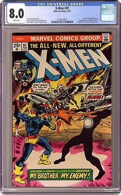 Buy Uncanny X-Men #97 CGC 8.0 1976 4193616021 • 126.14£