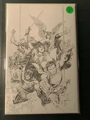 Buy Justice League 2018 #1 NM+! Cheung Pencils/Sketch 1:250 Variant! RARE. • 43.92£