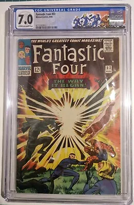 Buy Fantastic Four #53 (1966) 1st App Klaw & 2nd Black Panther • 300.22£
