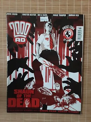 Buy 2000AD Prog 1384 Judge Dredd UK Comic Book. Shaun Of The Dead Cover. • 0.99£