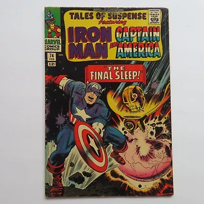 Buy Tales Of Suspense 74 (1966) Iron Man And Captain America Marvel Comics S • 19.03£