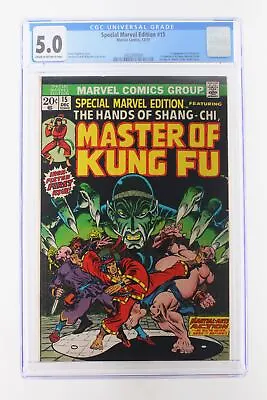 Buy Special Marvel Edition #15 - Marvel Comics 1973 CGC 5.0 1st Appearance Of Shang- • 133.24£