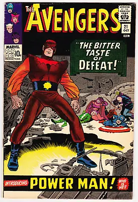 Buy Avengers # 21 - 1st App Power Man (erik Josten) / Enchantress App - Marvel 1965 • 16£