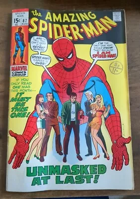Buy Amazing Spider-Man #87 1970 .  • 15£