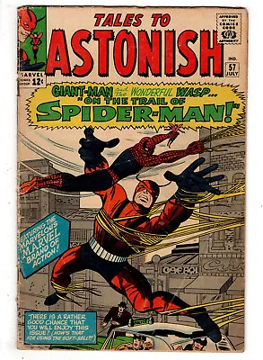 Buy Tales To Astonish #57 (1964) - Grade 4.0 - Giant-man Battles Spider-man! • 94.99£