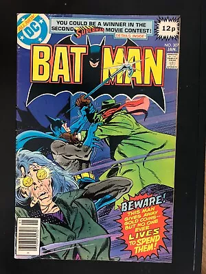 Buy Batman 307 1st Appearance Of Lucius Fox Pence Variant DC Comics 1979 Key Issue • 18£
