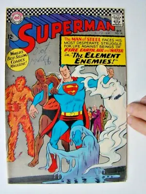 Buy Superman #190 Wayne Boring Art DC Comics 1966 VG • 8.06£
