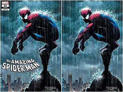 Buy Amazing Spider-Man #26 Tyler Kirkham Virgin Variant Cover Set In Hand LTD 600 • 47.43£
