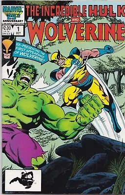 Buy Incredible Hulk And Wolverine #1 Oct 1986 First U.S. Reprint HULK #180 #181  • 14.99£