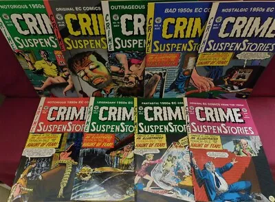 Buy Crime Suspenstories 3 4 5 6 7 8 19 20 24 Ec Reprint Comic Lot Cochran 1993 Vf • 21.59£